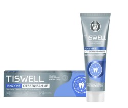 Зубная паста, Tiswell (Тисвелл) 110 г энзимная отбеливание