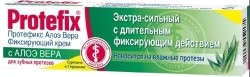 Крем для зубных протезов Protefix фиксирующий экстра-сильный с алоэ вера 47 г