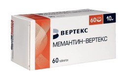 Мемантин-Вертекс табл. п/о пленочной 10 мг 60 шт.